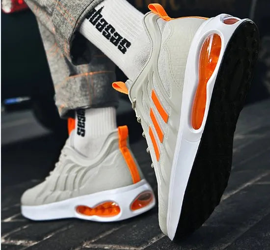 Men's soft sole breathable running shoes