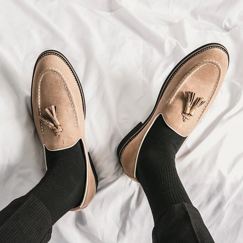 Emerson Tassel Suede Loafer