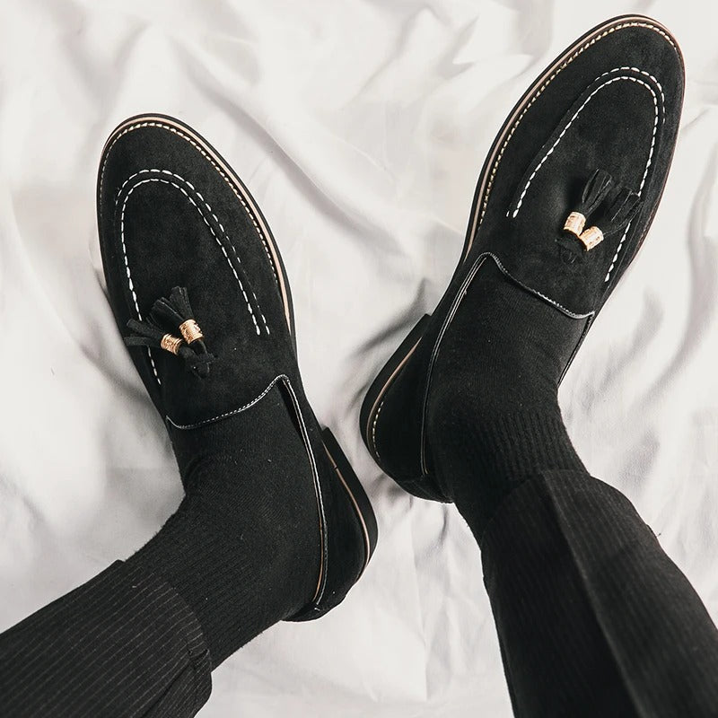 Emerson Tassel Suede Loafer