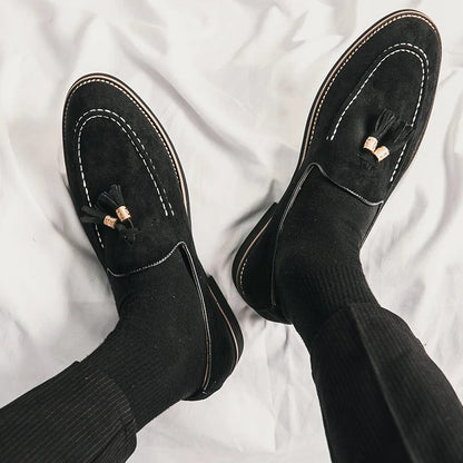 Emerson Tassel Suede Loafer