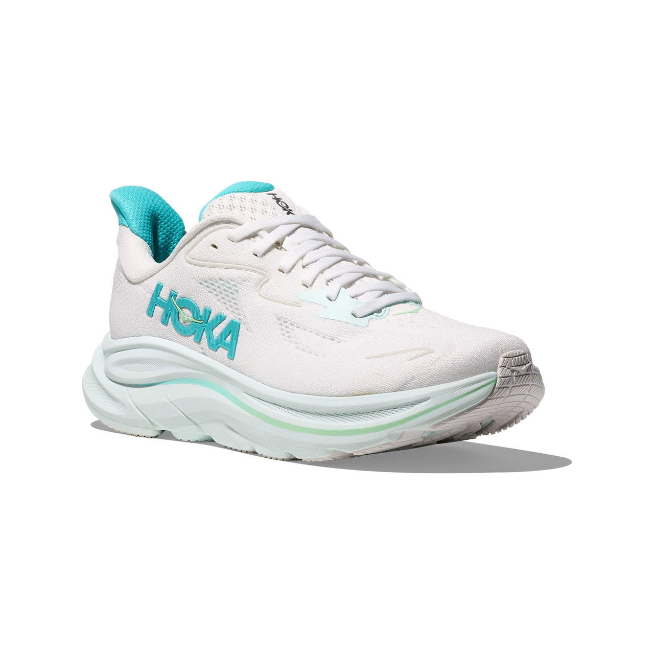 CLIFTON 10 – WHITE/CIELO BLUE