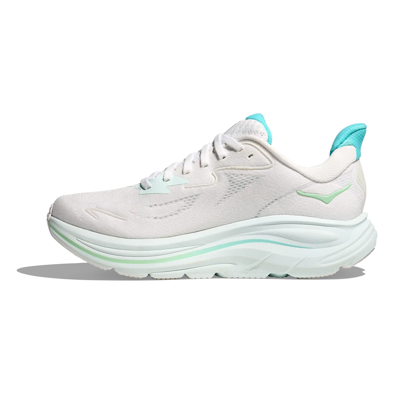 CLIFTON 10 – WHITE/CIELO BLUE