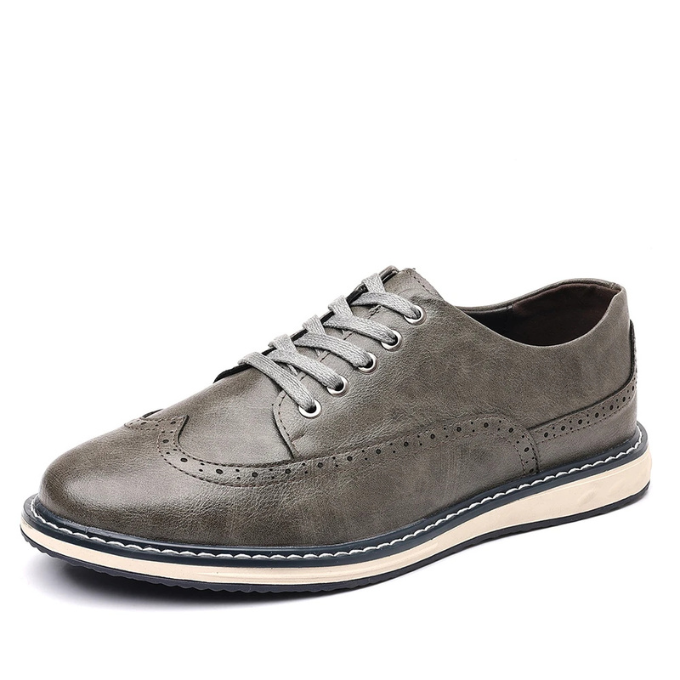 The Brogue Genuine Leather Sneaker