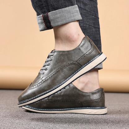The Brogue Genuine Leather Sneaker