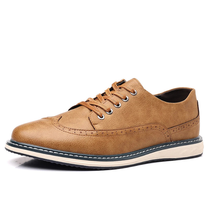 The Brogue Genuine Leather Sneaker