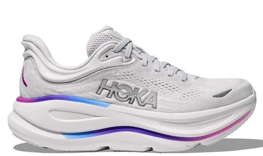 HOKA Bondi 9 - Cosmic Grey/White