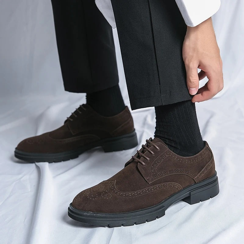 Kingsley Suede Brogue
