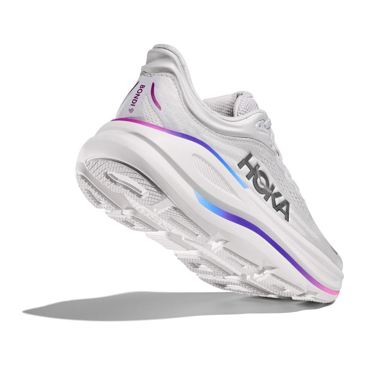 HOKA Bondi 9 - Cosmic Grey/White