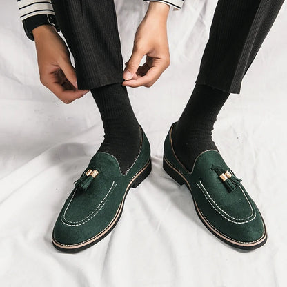 Emerson Tassel Suede Loafer