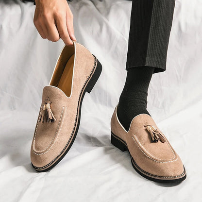Emerson Tassel Suede Loafer