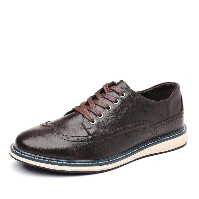 The Brogue Genuine Leather Sneaker