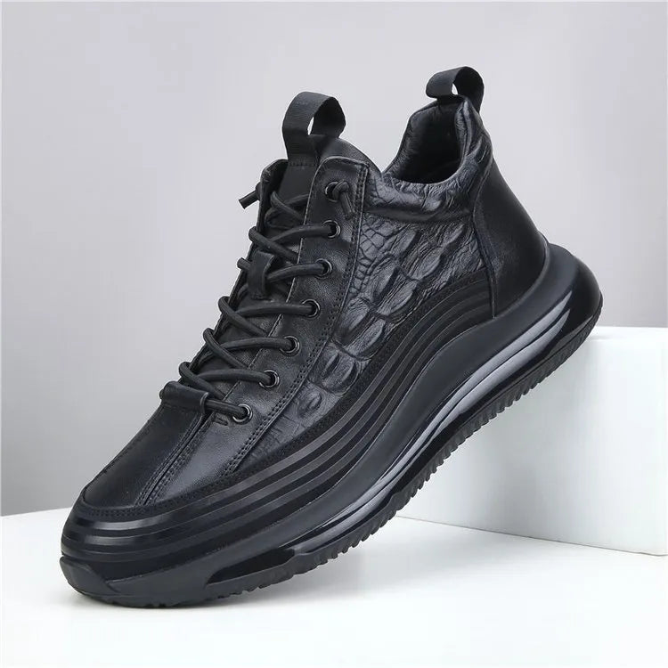 Men's Casual Cowhide Air Cushion Shoes