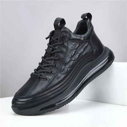Men's Casual Cowhide Air Cushion Shoes