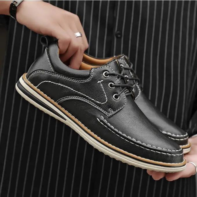Monroe Leather Moc Oxfords