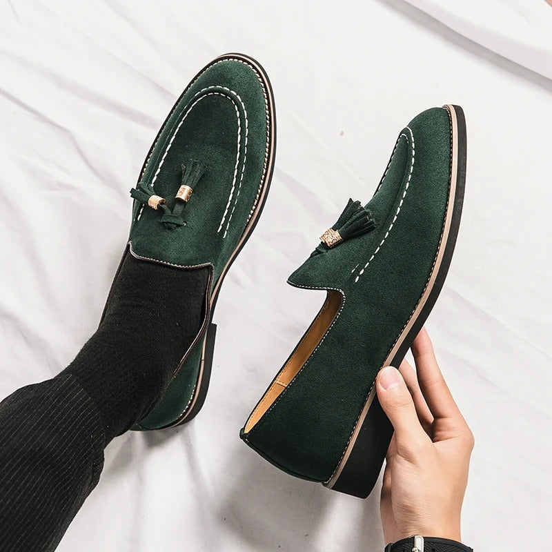 Emerson Tassel Suede Loafer