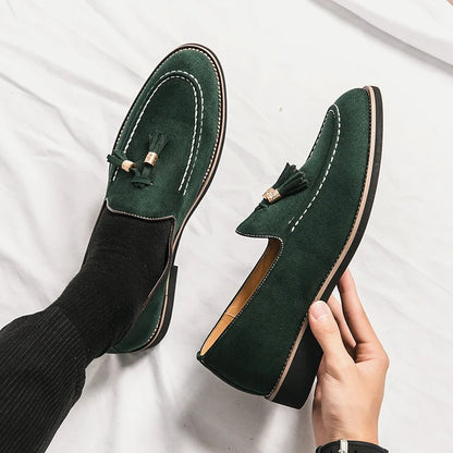 Emerson Tassel Suede Loafer