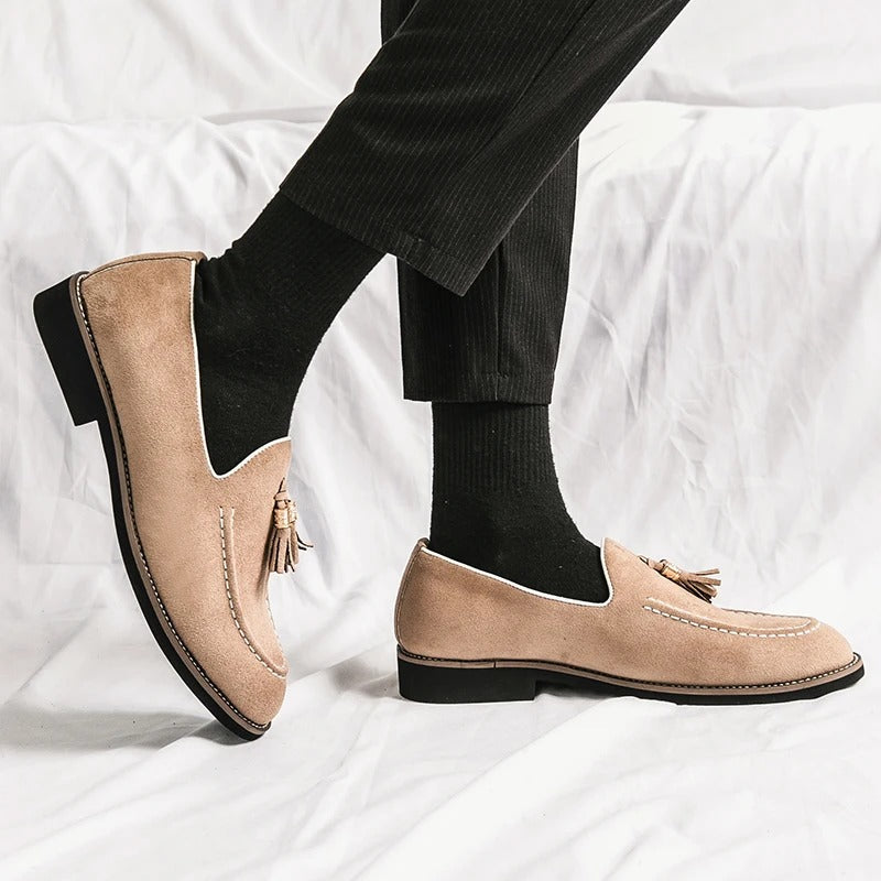 Emerson Tassel Suede Loafer