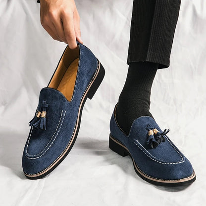 Emerson Tassel Suede Loafer