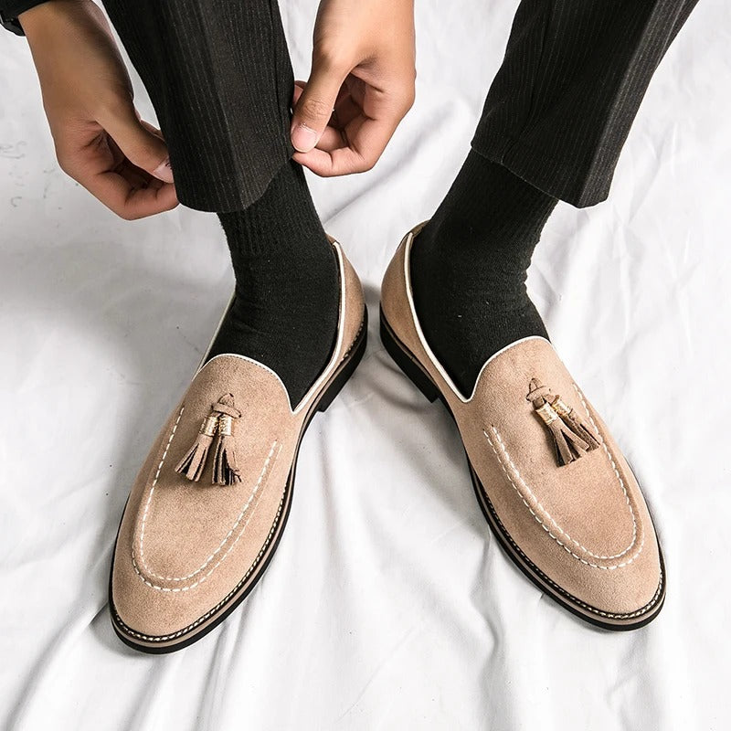 Emerson Tassel Suede Loafer