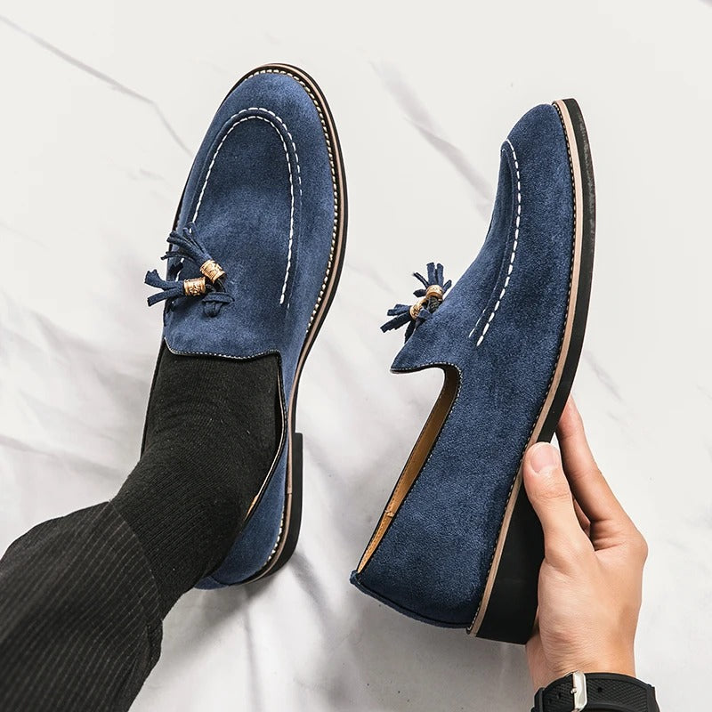 Emerson Tassel Suede Loafer