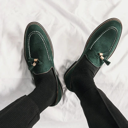 Emerson Tassel Suede Loafer