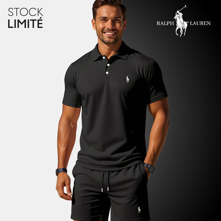 Herrepolo og shortssett – R&amp;L® | Begrenset opplag