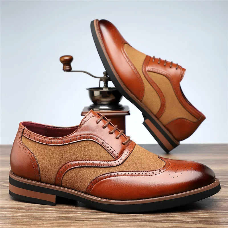 Regent Two-Tone Brogue Oxfords