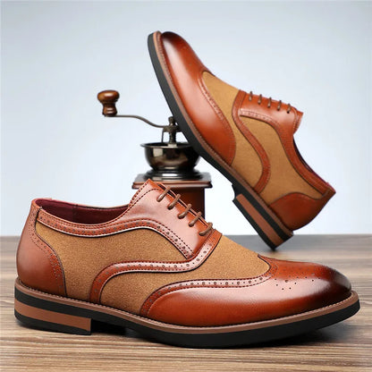 Regent Two-Tone Brogue Oxfords