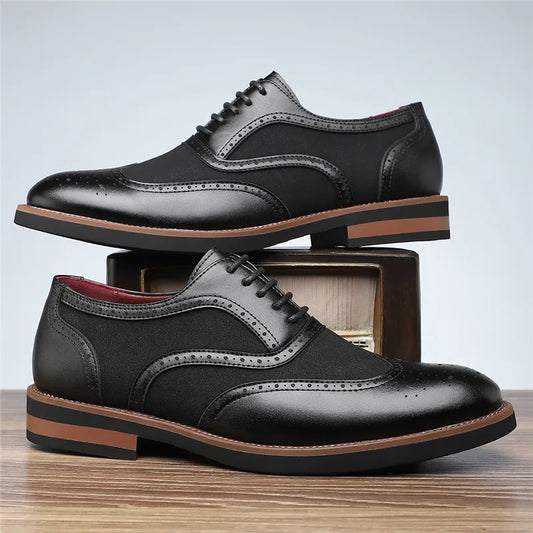 Regent Two-Tone Brogue Oxfords