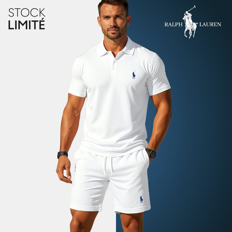 Herrepolo og shortssett – R&amp;L® | Begrenset opplag