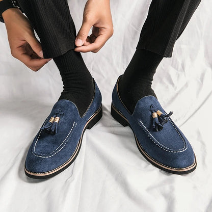 Emerson Tassel Suede Loafer