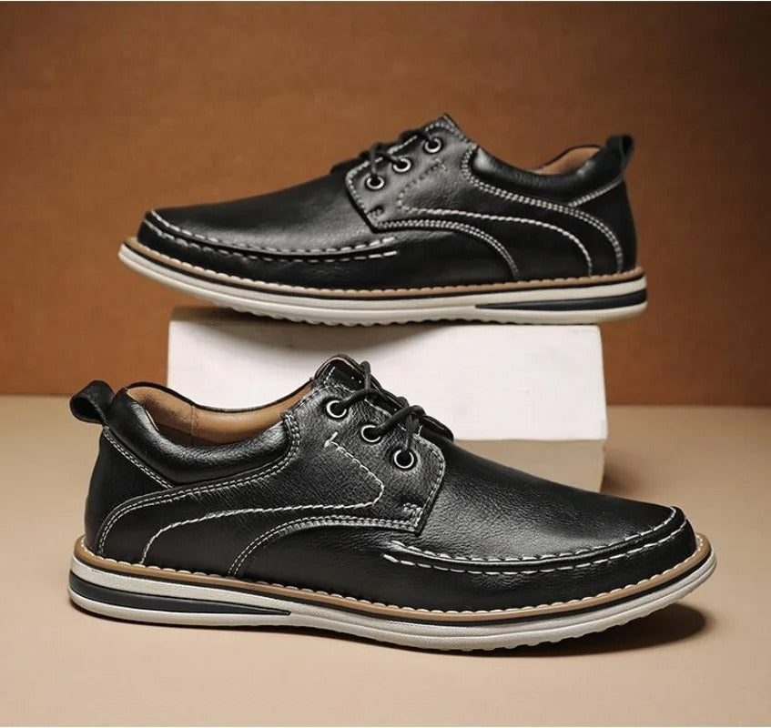 Monroe Leather Moc Oxfords