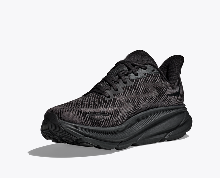 Clifton 9 Sneakers Helt Svart