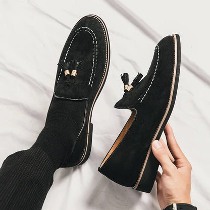 Emerson Tassel Suede Loafer