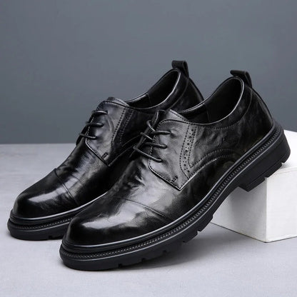Full-Grain Leather Hybrid Oxford