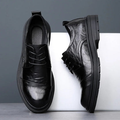 Full-Grain Leather Hybrid Oxford