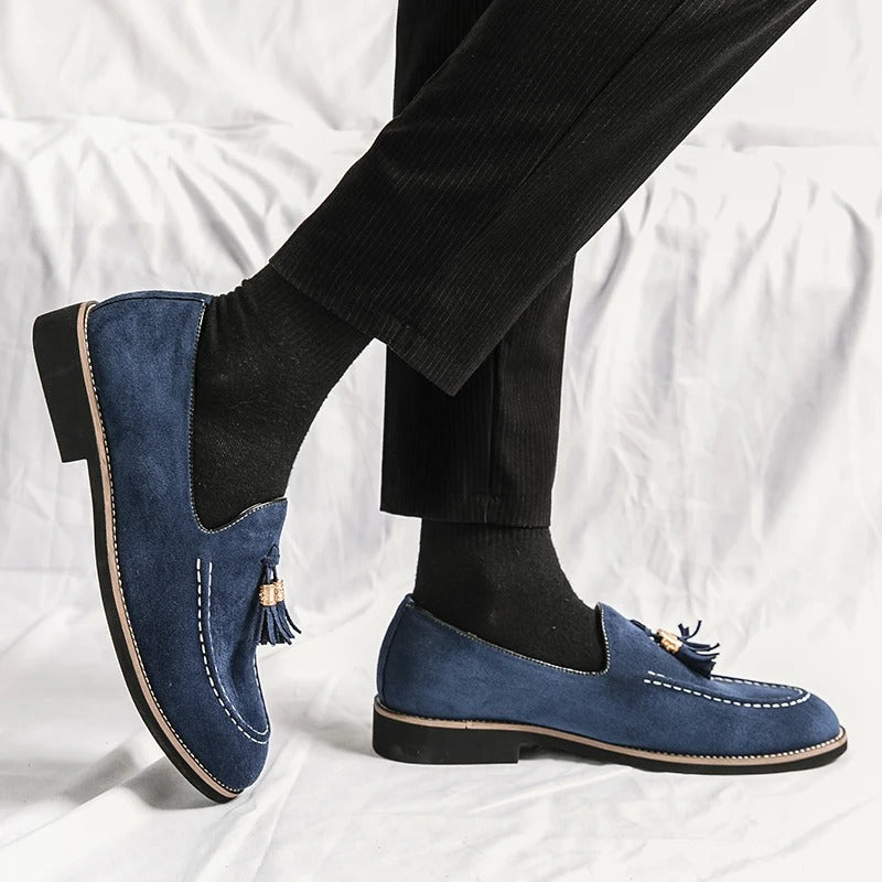 Emerson Tassel Suede Loafer