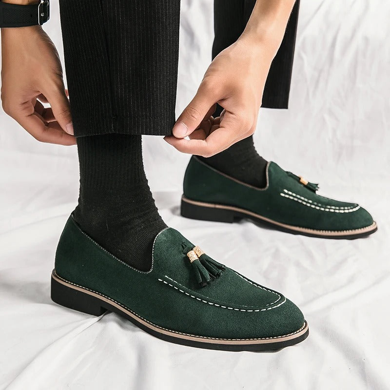Emerson Tassel Suede Loafer