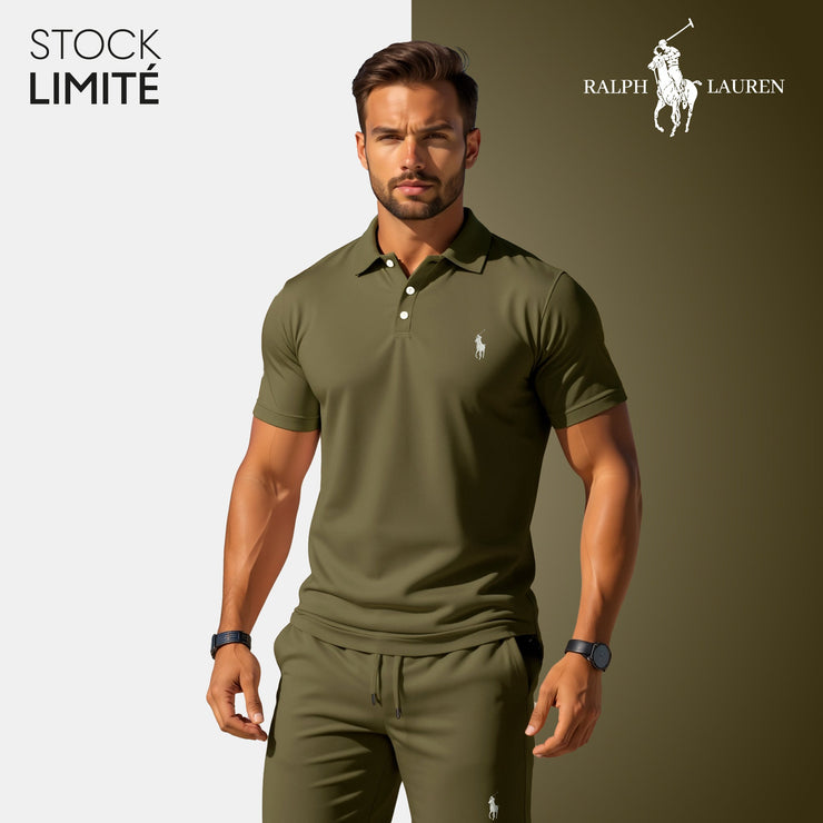 Herrepolo og shortssett – R&amp;L® | Begrenset opplag