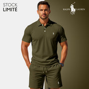 Herrepolo og shortssett – R&amp;L® | Begrenset opplag