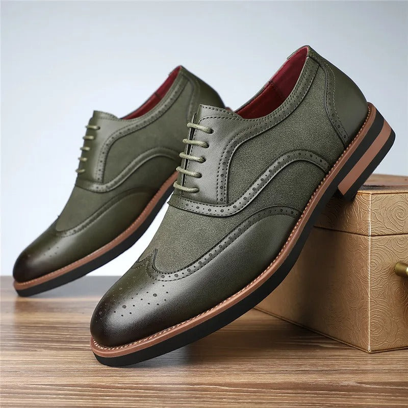 Regent Two-Tone Brogue Oxfords