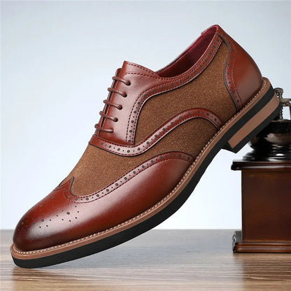 Regent Two-Tone Brogue Oxfords