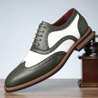 Heritage Two-Tone Wingtip Brogues