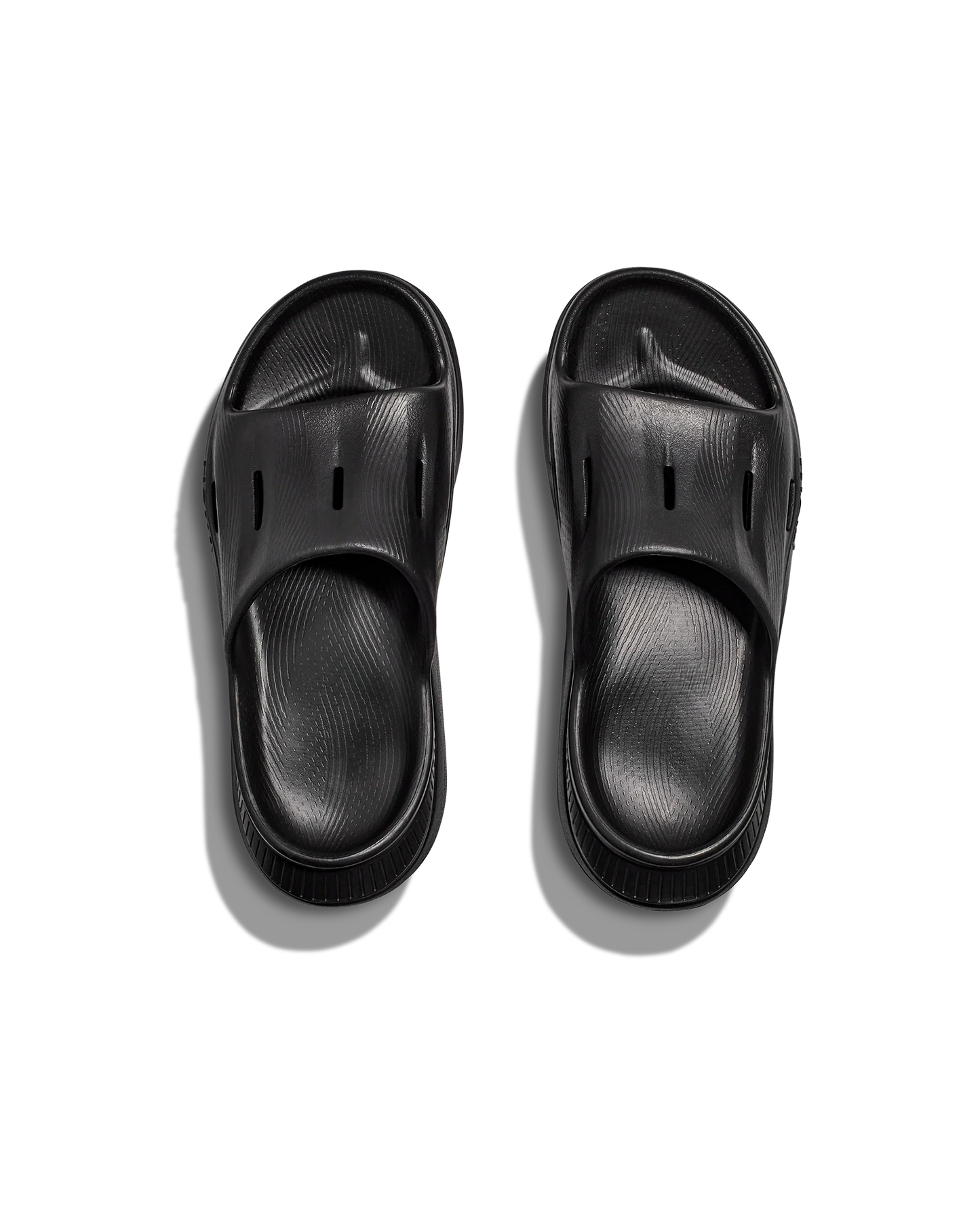 HOKA U Ora Recovery Slide 3 BLACK / BLACK