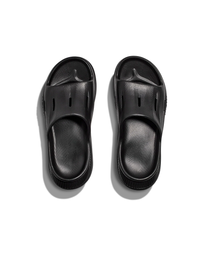 HOKA U Ora Recovery Slide 3 BLACK / BLACK