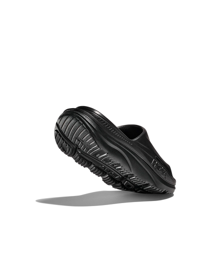 HOKA U Ora Recovery Slide 3 BLACK / BLACK