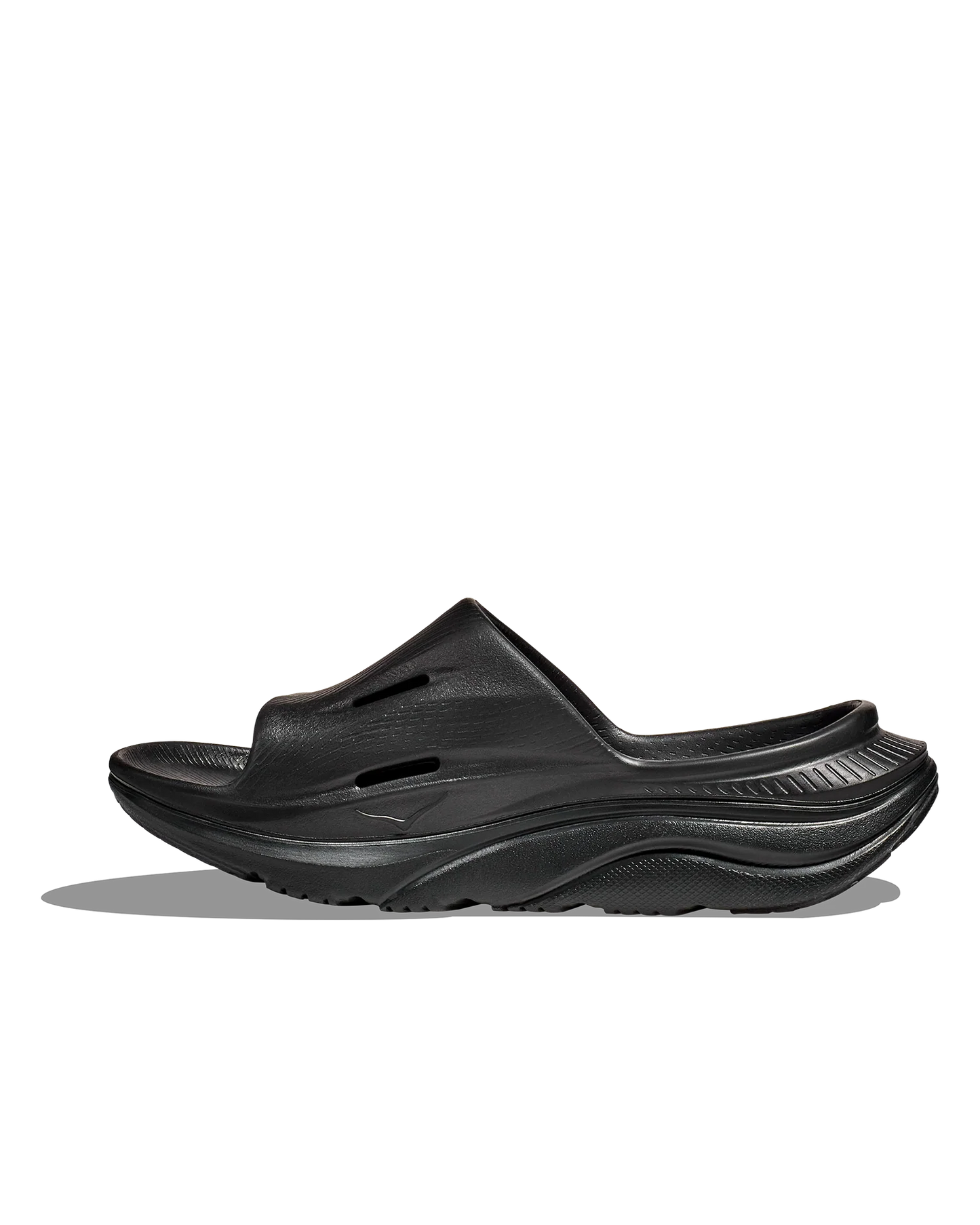 HOKA U Ora Recovery Slide 3 BLACK / BLACK